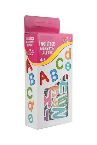 Dıy Toy Manyetik Harfler ve Sayılar 2 Li Set Eğitici Magnet Set