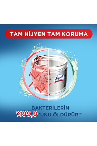 Lysol Antibakteriyel Çamaşır Makinesi Temizleyici Çam & Okaliptus Ferahlığı 4 x 250 ML