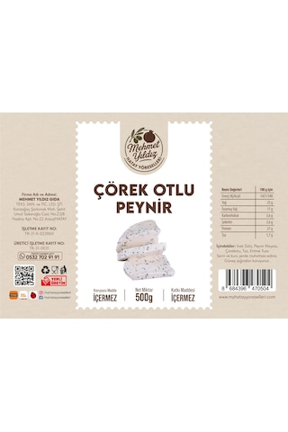 Çörek Otlu Peynir 500g