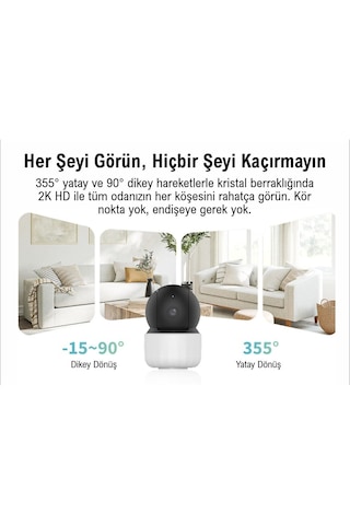 Uniarch Uho-s3e-m3td 3mp İç Mekan Pan & Tilt Wifi Kamera + Ethernet