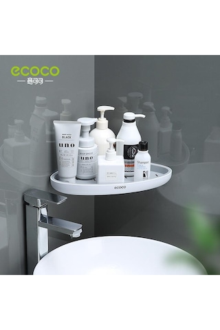 Gri Mengnı Köşe Depolama Rafı Banyo Çok Fonksiyonlu Depolama Rafları Ev Boşaltılabilir Organizatör Tuvalet Banyo Aksesuarları Gri