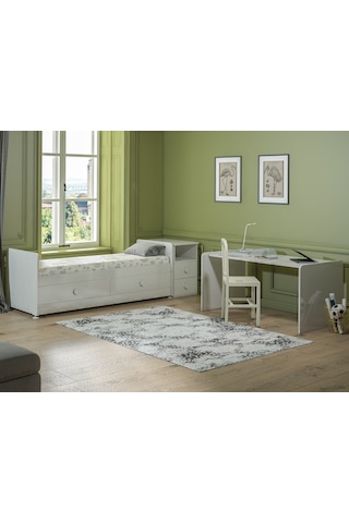 Patiko Sw 704a Büyüyebilen Bebek Odası Takımı Beyaz