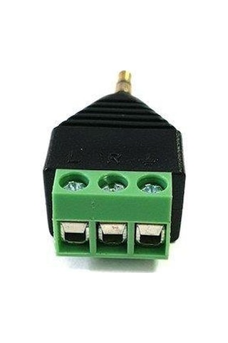 Electroon 3.5Mm Klemensli Stereo Jak Fiş - 1Adet
