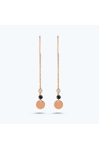 Altınbaş Pırlanta Spinel Taşlı Küpe INT137P-14K