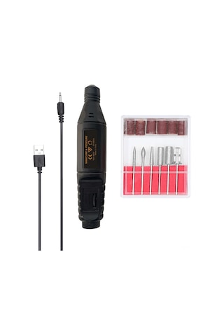 Yaleker Usb Şarjlı Mini El Taşlama Makinesi - Ayak Tırnakları, Taş Oyma Ve Gravür İçin Hız Ayarlı Çok Amaçlı Alet