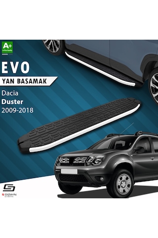 S-dizayn Dacia Duster Evo Aluminyum Yan Basamak 173 Cm 2009-2018