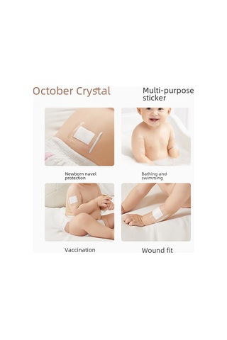 Moveevo Yeni Doğanlar İçin Su Geçirmez Kordon Bandı - Yıkanma Yüzme Koruması, Nefes Alabilir Malzeme, 10 Adet/kutu