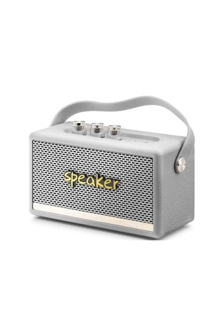 Hadron Kılburn3 Beyaz Bluetooth Nostalji Speaker168-103-72mm