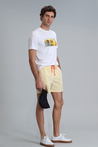 Lufian Erkek Strıped Deniz Şortu 111220087 Sarı