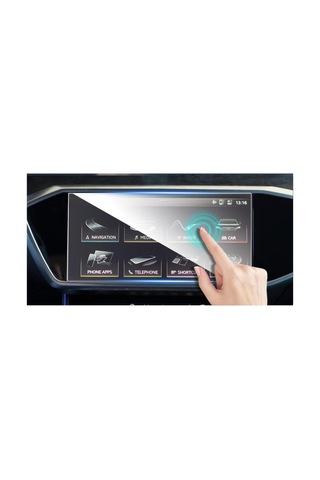 Audi Q3 Uyumlu Multimedya Araç Ekran Koruyucu Nano 10.1 İnç 9h Kırılmaz Şeffaf