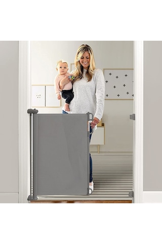 Momcozy Genişletilebilir Bebek Güvenlik Kapısı 0 140 Cm, Tek Elle Açılır, Iç Ve Dış Mekan Uyumlu