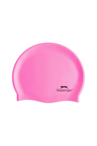 Slazenger Yüzücü Bonesi Silikon Sn00 Pink Pvc Zipper Bag Pembe