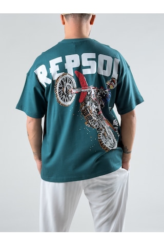 Cocopelli Petrol Yeşili Repsol Erkek T-shirt Coc3009 Yeşil