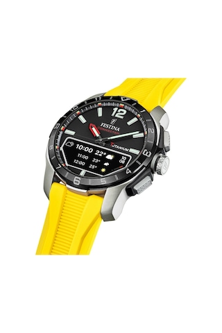 Festına F23000/a Connected D Yellow Erkek Kol Saati Siyah