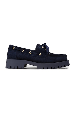 Deery Kadın Hakiki Süet Lacivert Marin Loafer - 02036zlcvc01
