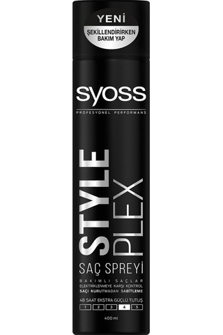 Syoss Style Plex Saç Spreyi 6 x 400 ML