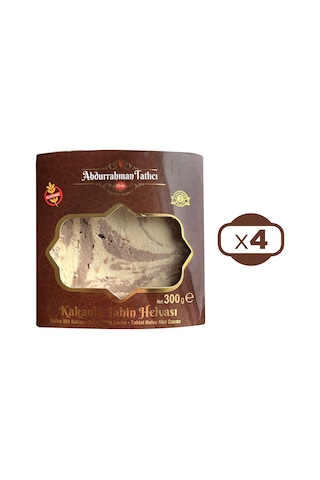 Abdurrahman Tatlıcı Kakaolu Tahin Helva 4 x 300 G