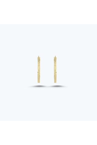 Altınbaş Altın Halka Küpe Akp0246-y-25977-20mm Çok Renkli