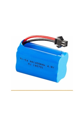 4.8V 1500 Mah Küp Şeklinde Oyucak Araba Bataryası Siyah Soketli 4