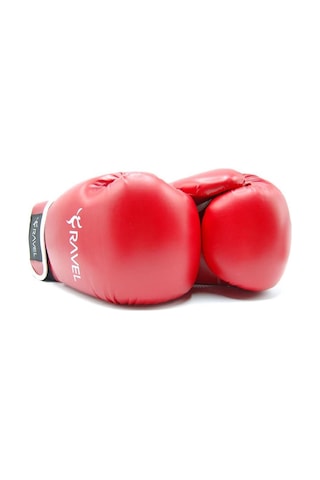 Delta_Store Ravel Fighter Deluxe Pu Dura-Strong 14 Oz Kırmızı Boks Eldiveni