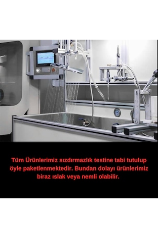 Faumix Kr2109 Krom Renkli Arıtmalı 3 Yollu Mutfak Bataryası