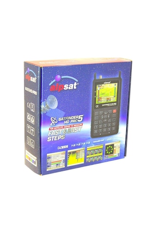 Ayt Alpsat 5 Hd Pro Görüntülü Uydu Yön Bulucu Satfinder 5 Ahd Tvı Cvı Test Cihazı