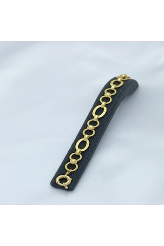 Yeni Sezon Vip Özel Seri Paslanmaz Çelik Halka Model Altın Kaplama Kadın Bileklik Gold