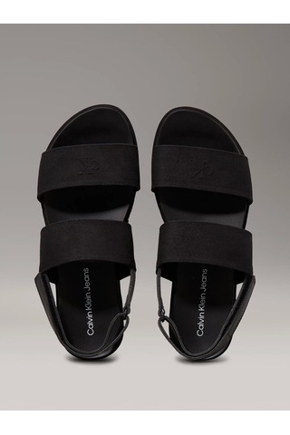 Calvin Klein Flatform Sandal Slıng In Siyah
