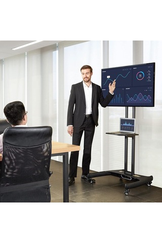 North Bayou Nb Ava1500-60-1p Lcd Led Oled Plazma Düz Panel Ekranlar İçin 32-75 İnch Tuv Sertifikalı Tekerlekli Profos
