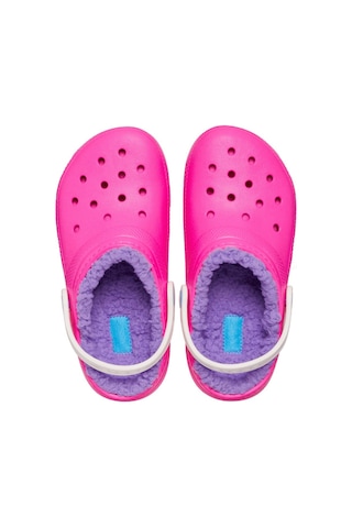 Crocs 207010 Classic Lined Clog K Pembe Çocuk Terlik Pembe