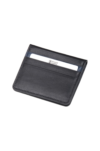 Ancora Leather Hakiki Deri Para Bölmeli Çıtçıtlı Portföy-unisex-26210 Siyah - Parlement