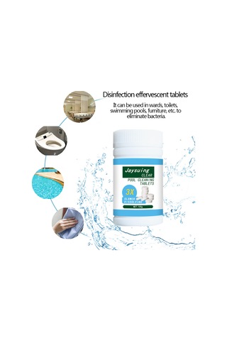 Mufunye Halka Yıkama Tabletleri 100g - Virüs Ve Bakteri Engelleme, Havuz, Banyo, Tuvalet Temizliği - Güvenli Temizlik Deneyimi