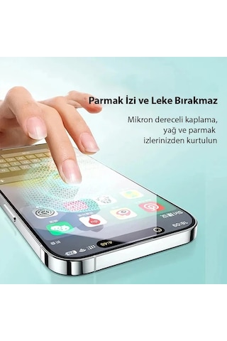 Baseus Crystal iPhone Uyumlu 15 Plus Full Koruma Eye-protection Tempered Cam Ekran Koruyucu- 5775