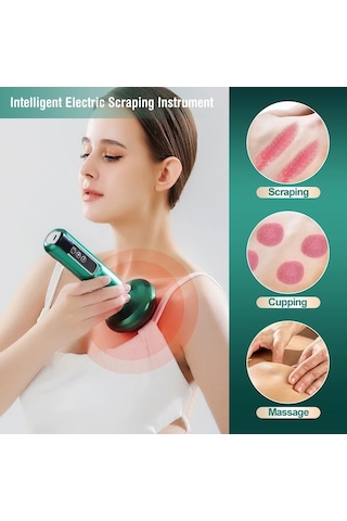 Artfulabode Vantuz Vakumlu Selülit Masaj Aleti - Elektrikli Anti-cellulite Yeşil