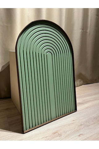 Cıgılwood Mınt Green Belt Ahşap Bohem Tablo