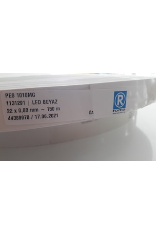 Roma Led Beyaz Pvc Kenarbant 0,80X22M(150M)