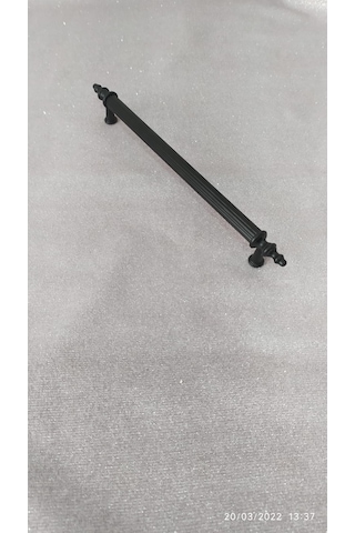 Sehrimanoglu 192mm Osmanlı Kulp Mat Siyah Çekmece Dolap Mobilya