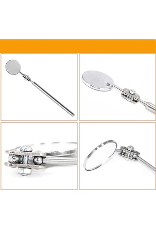 Springsun Otomobil Tamir Teleskopik Aynası - Evrensel Katlanır Şasi Kontrol Aynası 30 Mm