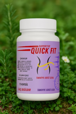 Quick Fit Detoksifikasyona Destek Takviye Edici Gıda 15 Kapsül