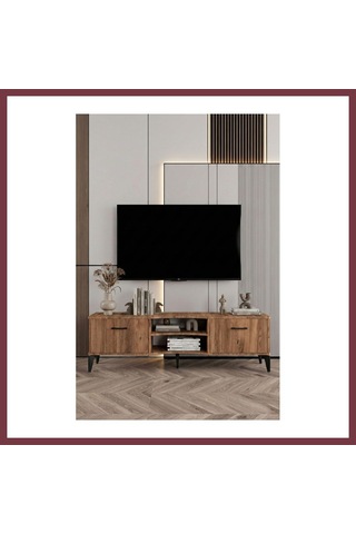 Storeşahin Vera Tv Sehpası Suntalam Kahverengi 160x35 Cm Shn0720