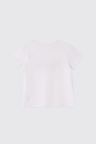 Panço Kız Çocuk Şort Tişört 2'li Gül Kurusu Alt Üst Takım 2611gk17012 Pembe