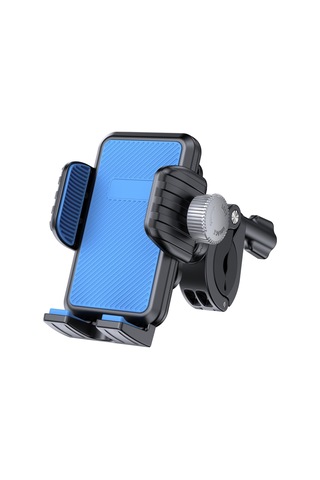 Bisiklet Motosiklet Şok Emme Cep Telefonu Tutucu Yerçekimi Navigasyon Dağı Mavi Mavi