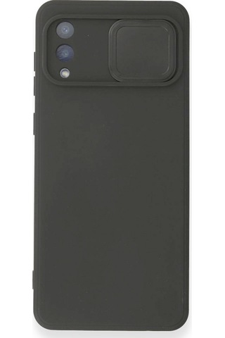 Nettech Samsung Galaxy A02 Uyumlu Kızaklı Kamera Korumalı Arka Koruma Kılıf - Lila Lila