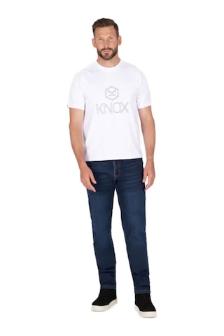 Knox Kirkstone Korumalı Denim Motosiklet Pantolonu Kısa Bacak Mavi