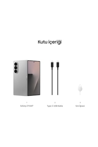 Samsung Galaxy Z Fold7 512 GB (Samsung Türkiye Garantili)
