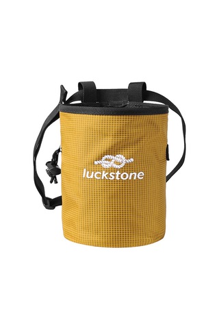 Luckstone-açık Kamp Tırmanma Tebeşir Çantası Ayarlanabilir Bel-sarı Sarı