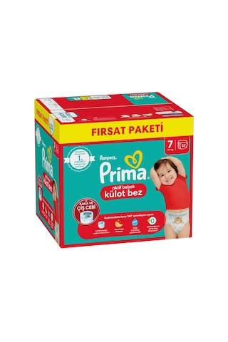 Prima Külot Bez 7 Beden Ekonomik Paket 52 Adet