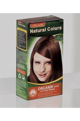 Natural Colors 6kr Çikolata Kahve Kızılı Organik Saç Boyası