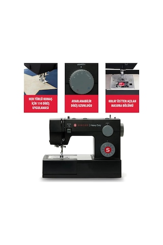 Singer HD4432-1 Heavy Dikiş Makinası Siyah