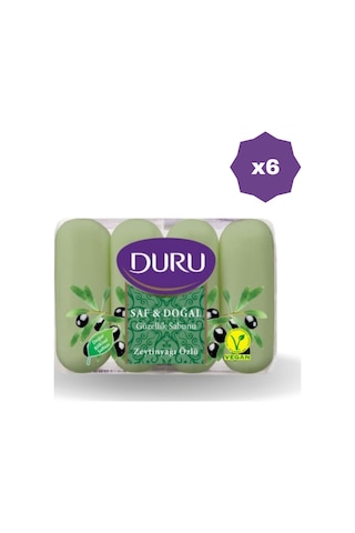 Duru Sabun Saf&doğal Zeytinyağlı 4x70 G 6 Adet